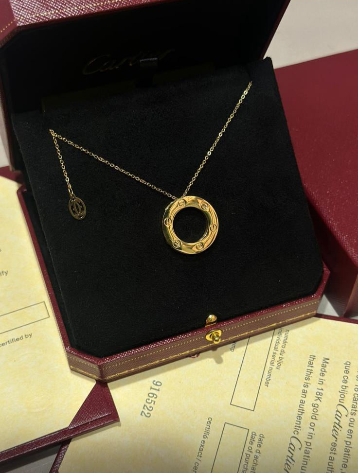 Cartier Love Gold Necklace