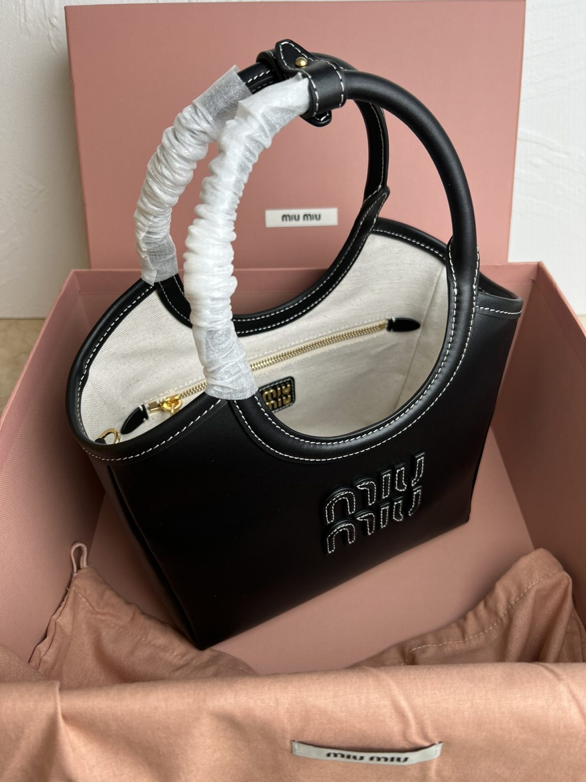 Black miu miu bag