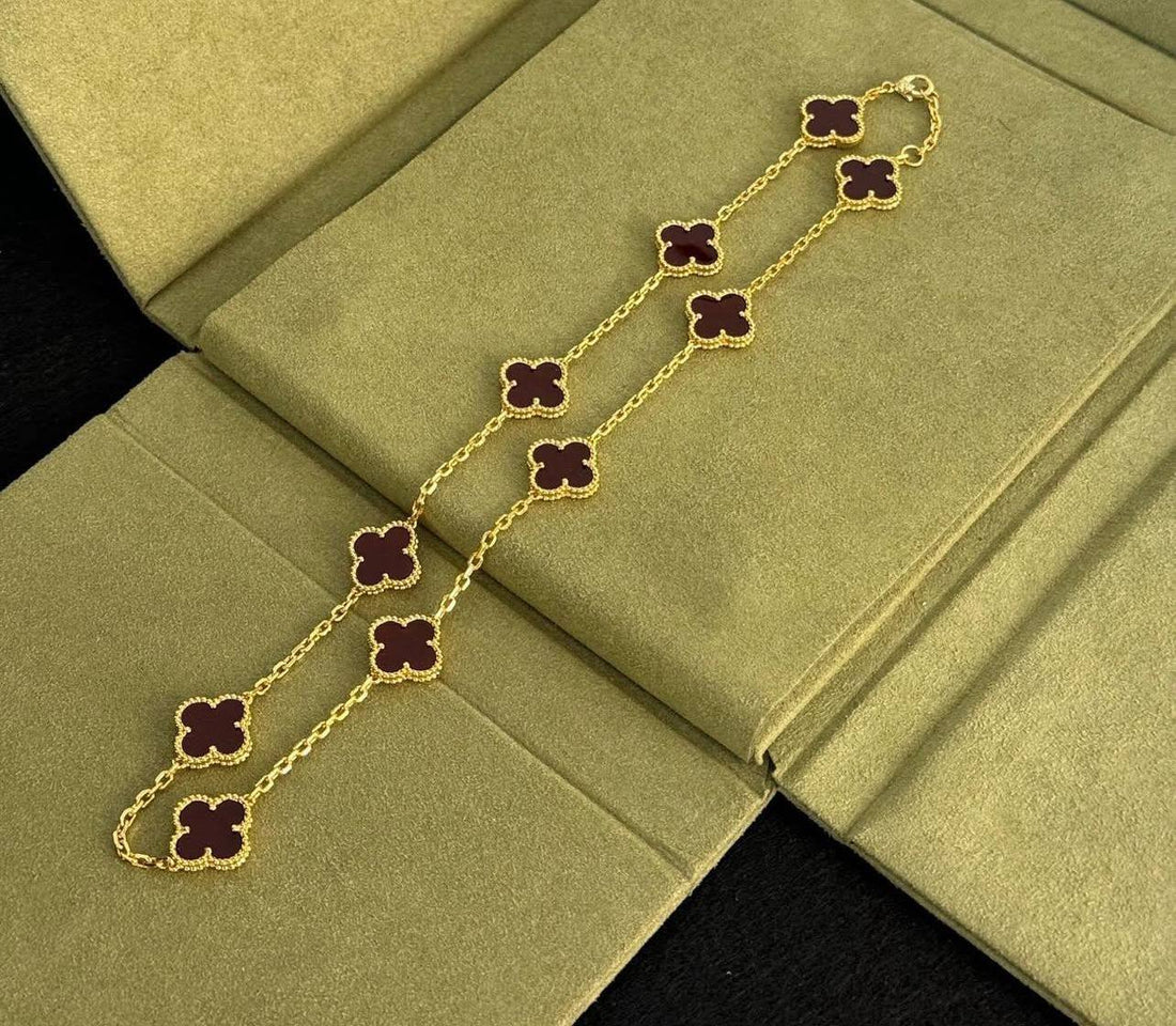 Van Cleef Alhambra بوردو - سلسلة ذهبية