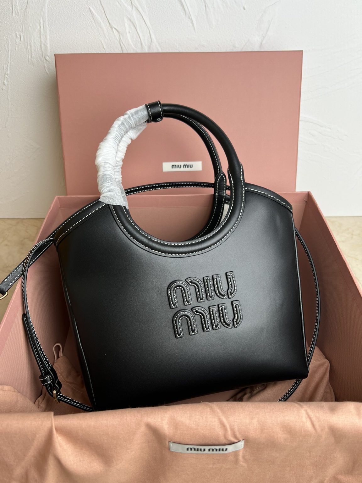 Black miu miu bag