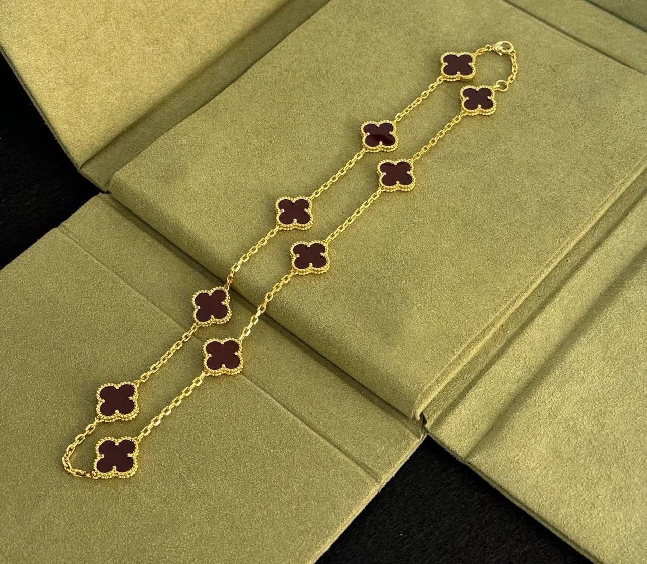 Van Cleef Alhambra بوردو - سلسلة ذهبية